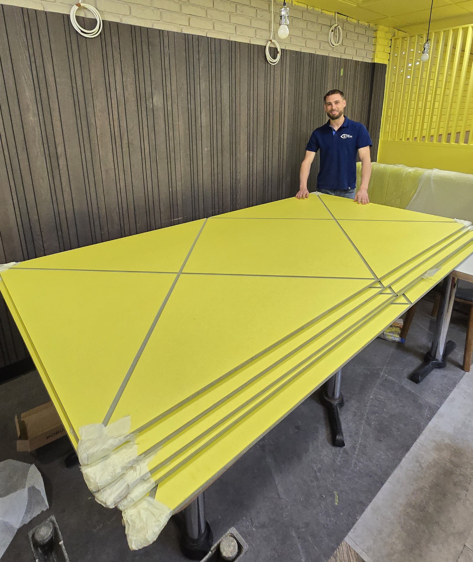 A portrait of the company director.